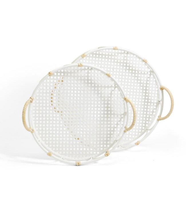 Cane Webbing Decorative Tray