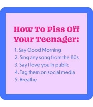 Drinks on Me Coasters Piss Off Coaster