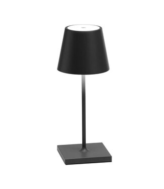 Zafferano America Poldina Pro Mini Table Lamp Dark Grey