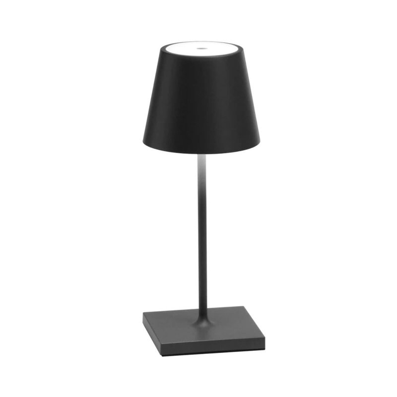 Zafferano America Poldina Pro Mini Table Lamp Dark Grey