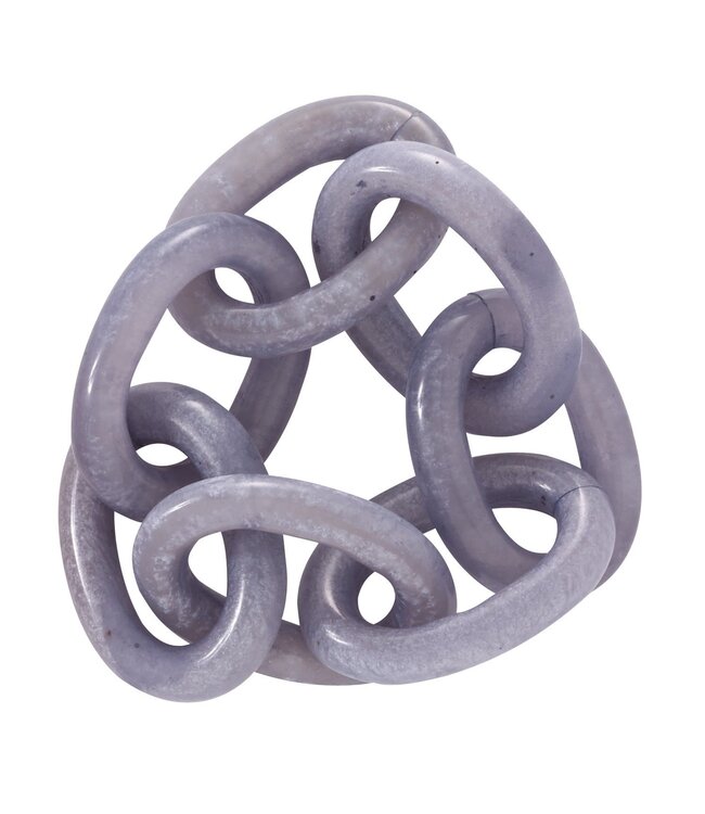 Chain Link Periwinkle Set of 4
