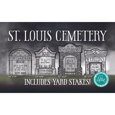 Art By Allie St. Louis Cemetery Yard Signs Set of 4