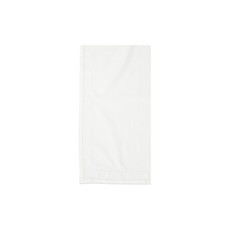 Vietri Cotone Linens Ivory Napkins with Double Stitching- Set of 4