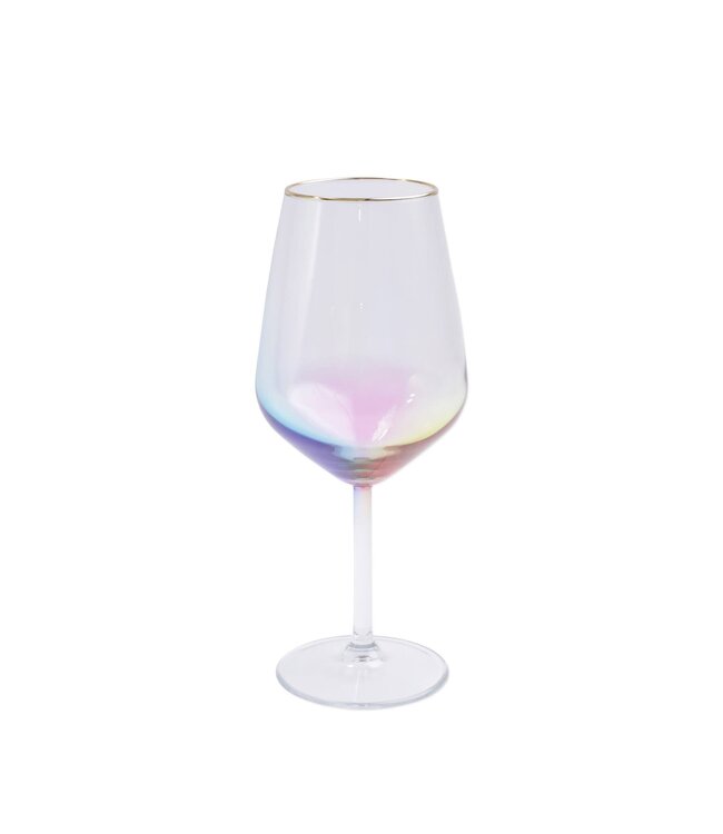 Rainbow Wine Glass