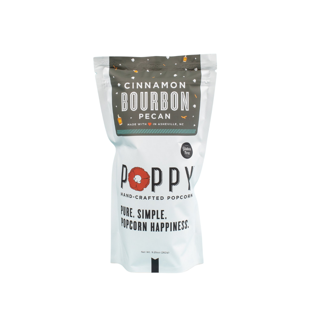 Poppy Handcrafted Popcorn Cinnamon Bourbon Pecan Popcorn Judy At The Rink