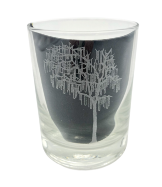 Leonard Etched Bead Tree Glass