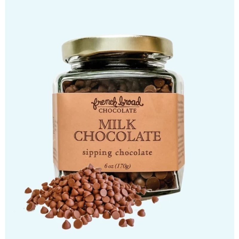 French Broad Chocolate Milk Chocolate Sipping Chocolate- 6oz