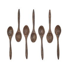 Two's Company Chiangmai Hand Carved Wood Cocktail Spoon (Sold Separately)