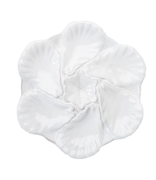 Oyster Plate, White