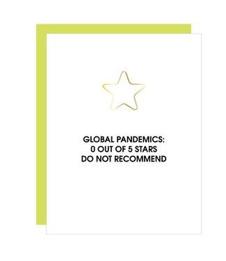 Chez Gagne Global Pandemics 0 Out of 5 - Star Paperclip Card