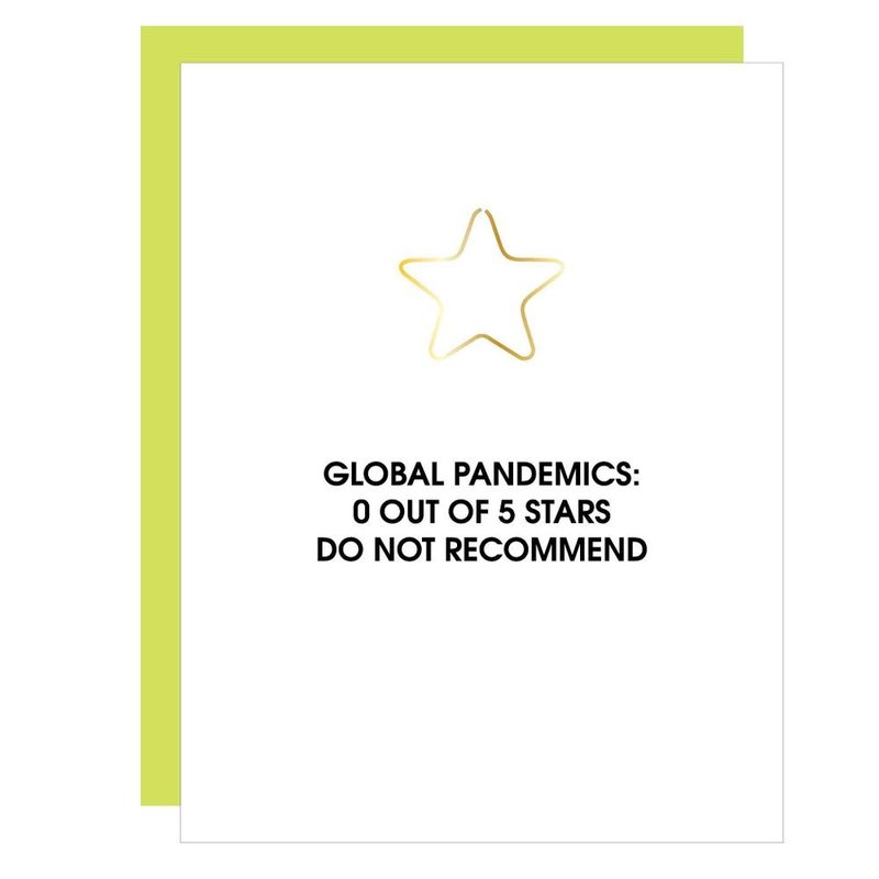 Chez Gagne Global Pandemics 0 Out of 5 - Star Paperclip Card