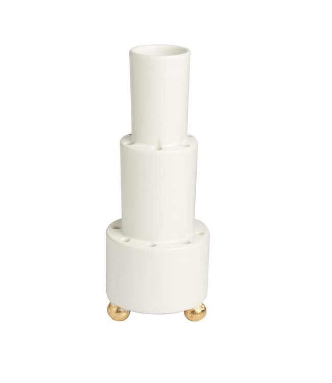 Tulipiere White With Gold Fee