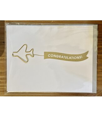 Chez Gagne Banner: Congratulations - Paperclip Card