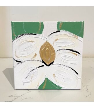 Deceaux Art 6x6 Magnolia Painting