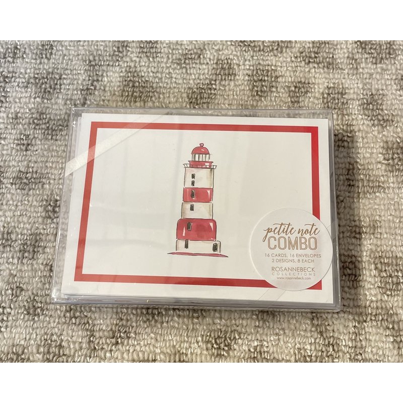 Roseanne Beck Stationery Notes-Handpainted Lighthouse / Handpainted Lighthouses 112-0594/0595