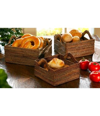 Calaisio Square Bread Basket 8 x 8 x 3.5