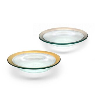 Anneglass Roman Antique 9'' Deep Bowl Gold