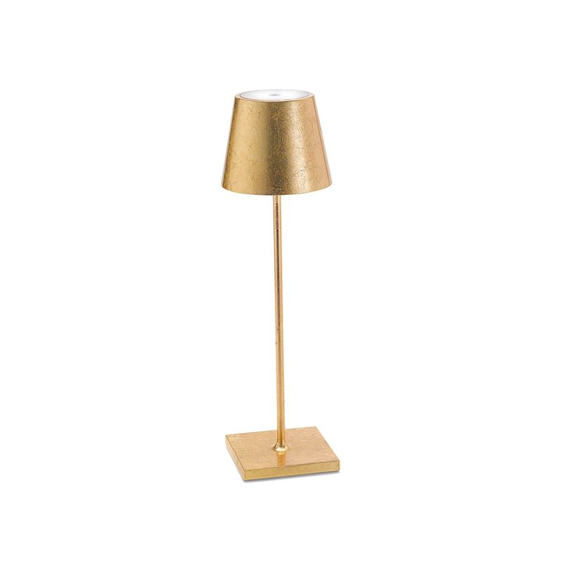 Zafferano America Poldina Pro Gold Leaf Table Lamp