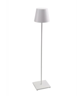 Zafferano America Poldina Pro XXL White 10W LED Dimmable Adjustable Height 27''-59''