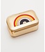 Gold Rainbow Mini Jewelry Box