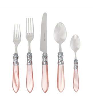 Vietri Aladdin Brilliant Light Pink 5/P Place Setting