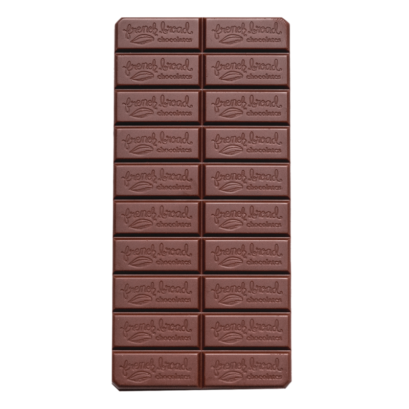 French Broad Chocolate Milk Chocolate Brown Butter Chocolate Bar