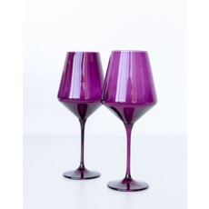 Estelle Estelle Colored Wine Stemware - S/2 {Amethyst}