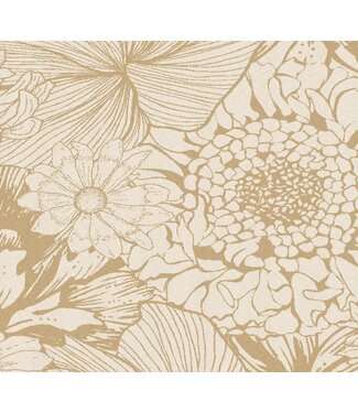 Garnier Thiebaut Mille Bloom Naturel Cotton-Linen Blend Napkin 17"x17"