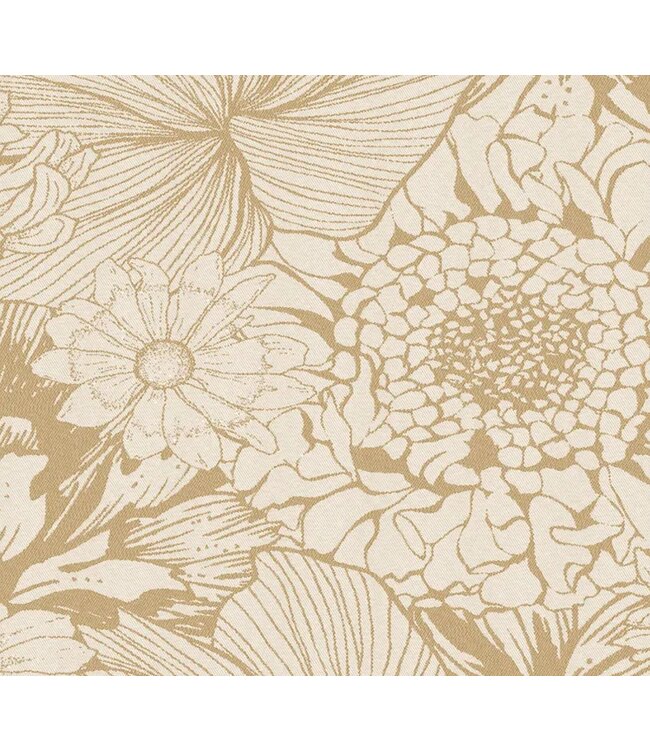 Mille Bloom Naturel Cotton-Linen Blend Napkin 17"x17"
