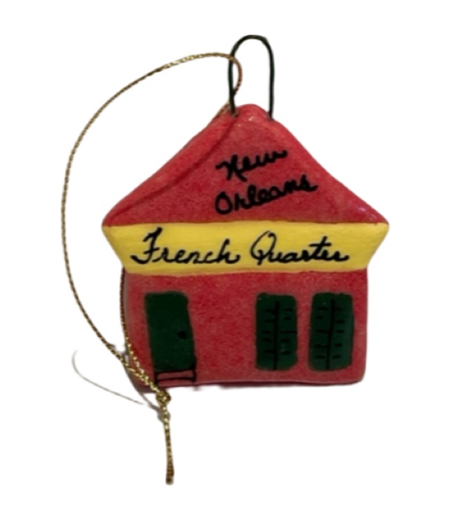French Qtr House Ornament