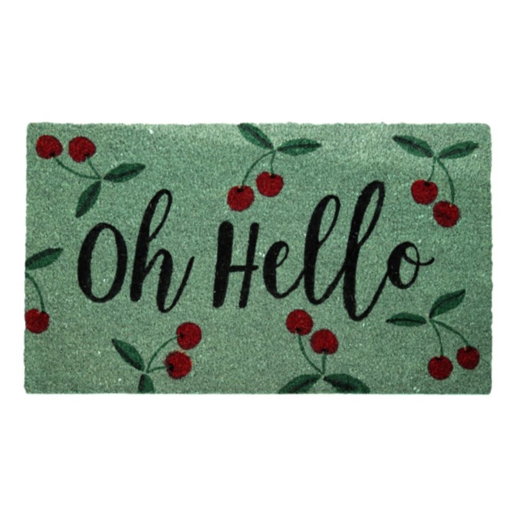 Ganz Oh Hello- Cherry Doormat