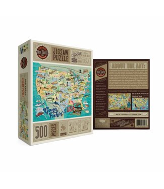 True South Puzzles Gone Fishin' In The USA Puzzle