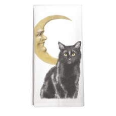 Mary Lake Thompson Cat Moon Towel