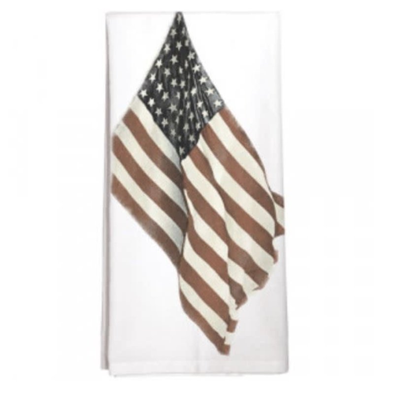 Mary Lake Thompson US Flag Towel