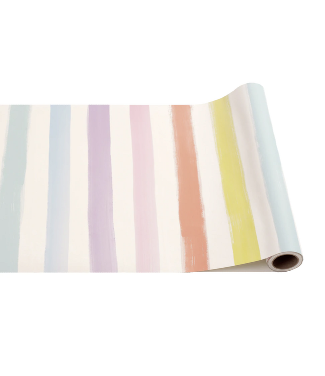 Sorbet Painted Stripe Table Runner