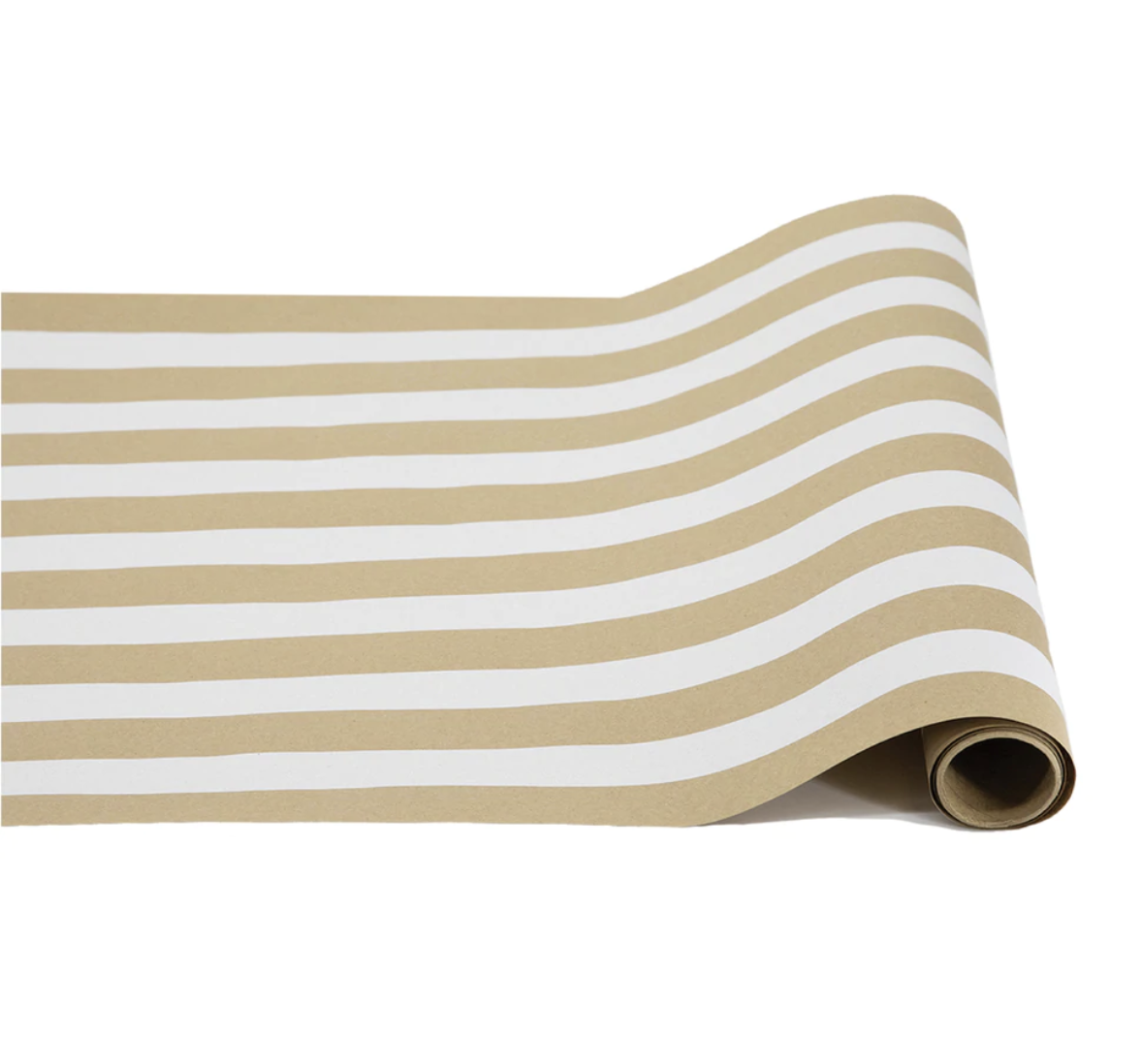 Hester and Cook Kraft White Classic Stripe Table Runner Judy At The Rink