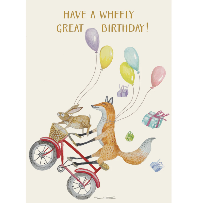 Hester and Cook Wheely Great Birthday Card