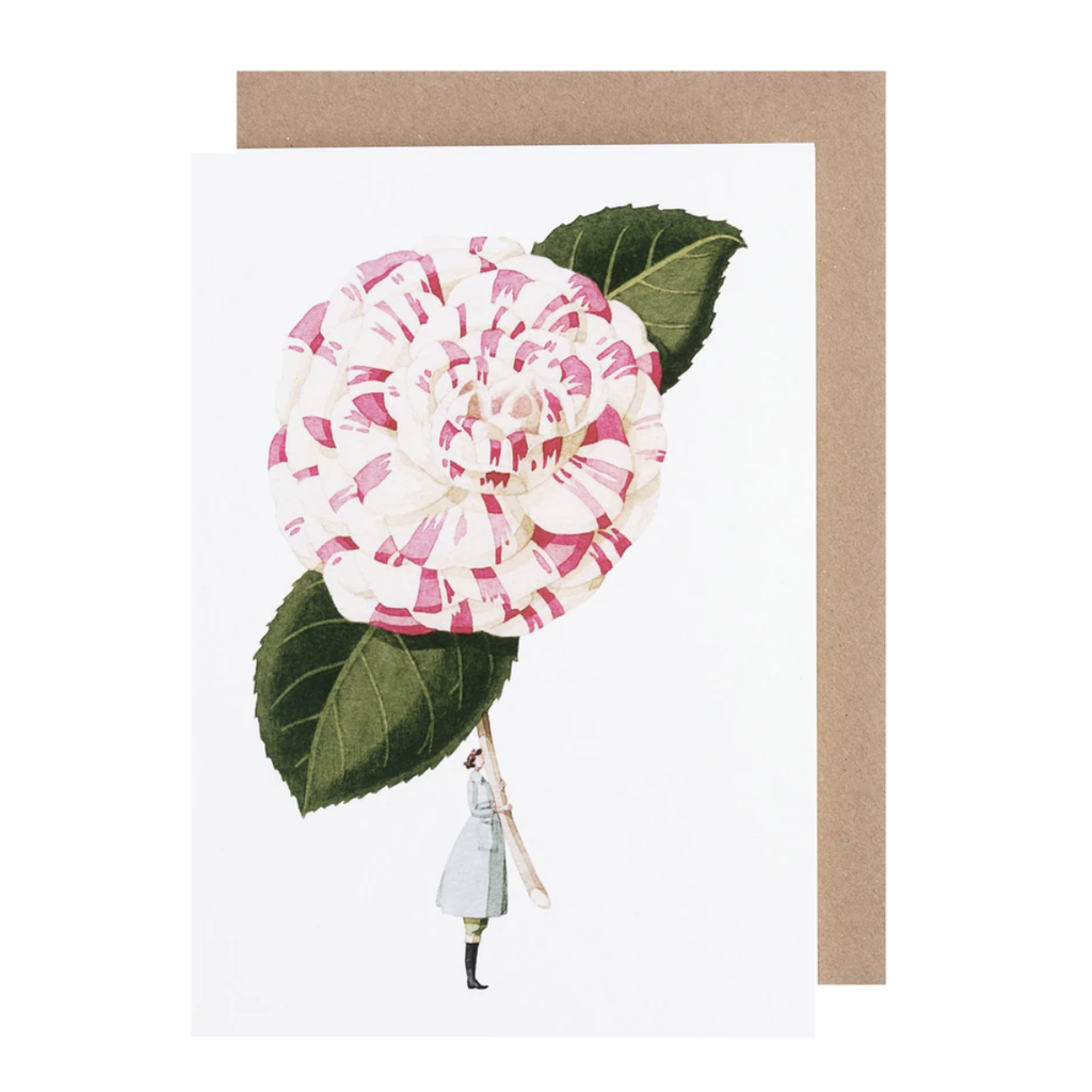 Hester and Cook Camellia Greeting Card
