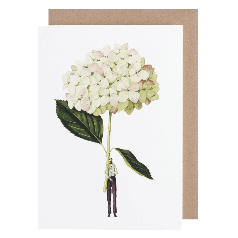 Hester and Cook Green Hydrangea Greeting Card