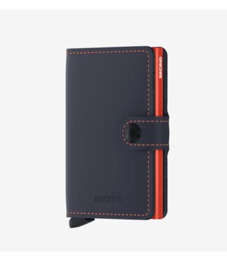 Secrid Secrid Miniwallet- Matte Nightblue & Orange