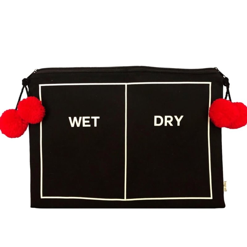 Bag-all Wet/Dry Black Beach Pouch