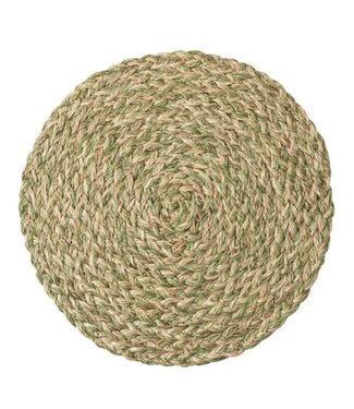 Juliska Woven Straw Placemat - Sage