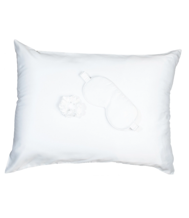 Goodnight Satin Sleep Set White