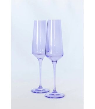 Estelle Estelle Colored Champagne Flute - Set of 2 {Lavender}