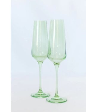 Estelle Estelle Colored Champagne Flute - Set of 2 {Mint Green}