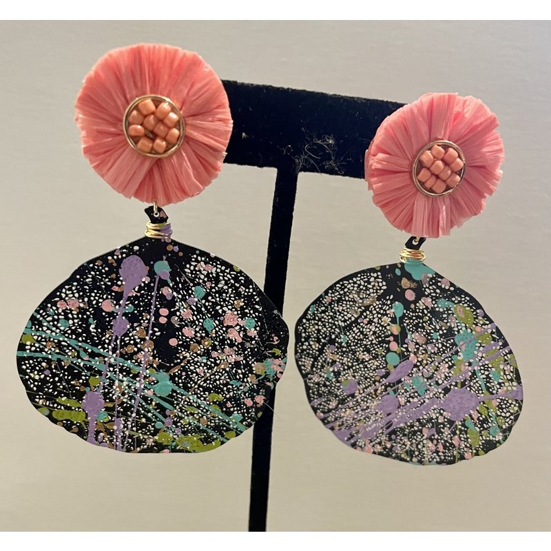 Laura McClendon Pollack Earring Coral