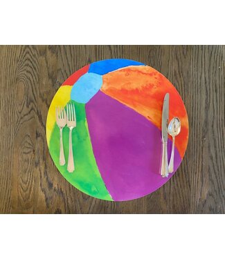 unbeLEAFable Designs Beach Ball Placemat