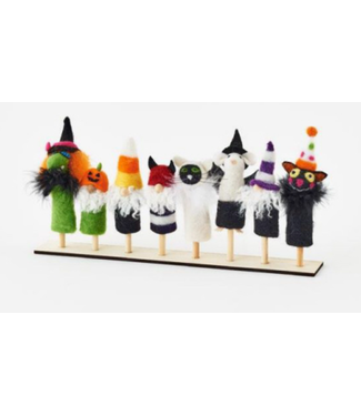 One Hundred 80 Degrees Gnome Halloween Finger Puppet 3''-4.5'' Sold Separately