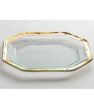 Annie Glass 14 x 10 1/2" Steak Platter