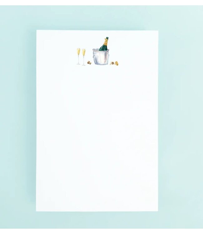 Champagne Celebration Tall Notepad